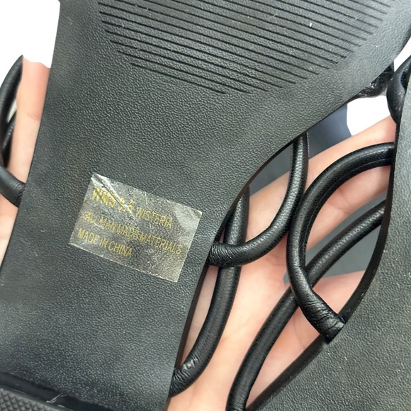 DV Dolce Vita Wisteria‎ Black Knot Slide Block Heel Sandals Women - Picture 7 of 7